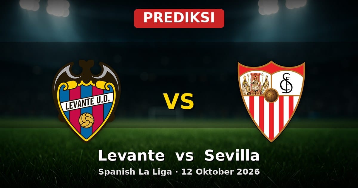 Prediksi Levante vs Sevilla La Liga 12 Oktober 2026: Duel Sengit di Estadio Ciutat