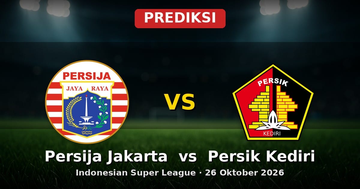 Prediksi Persija Jakarta vs Persik Kediri: Laga Sengit Indonesian Super League 26 Okt