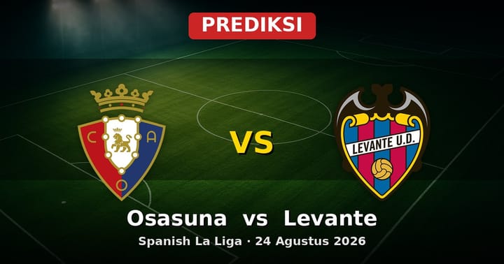 Prediksi Osasuna vs Levante La Liga 24 Agustus 2026: Duel Pembuka Musim