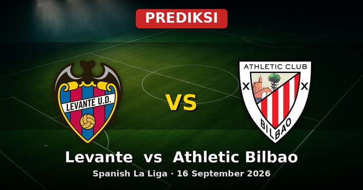 Prediksi Levante vs Athletic Bilbao La Liga 16 September 2026