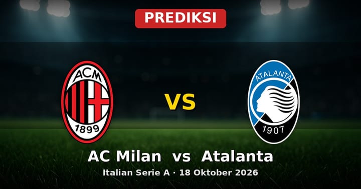 Prediksi AC Milan vs Atalanta Serie A 18 Oktober 2026