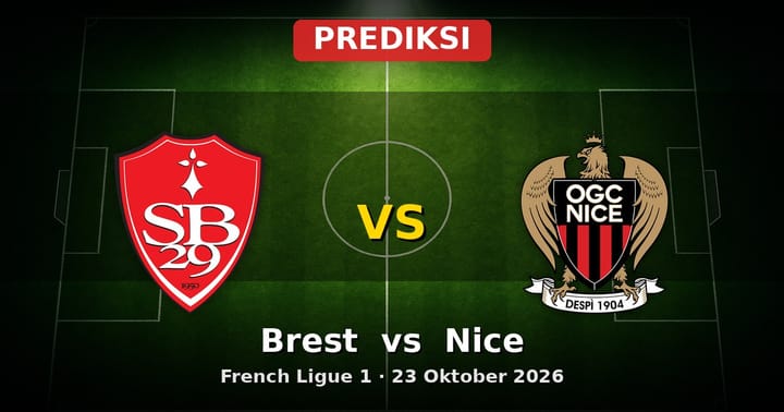 Prediksi Brest vs Nice Ligue 1 23 Oktober 2026: Pertarungan Seru di Stade Francis-Le Blé