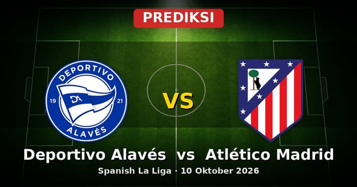 Prediksi Deportivo Alavés vs Atlético Madrid La Liga 10 Oktober 2026