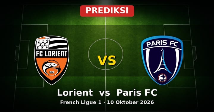 Prediksi Lorient vs Paris FC: Duel Seru Ligue 1 10 Oktober 2026